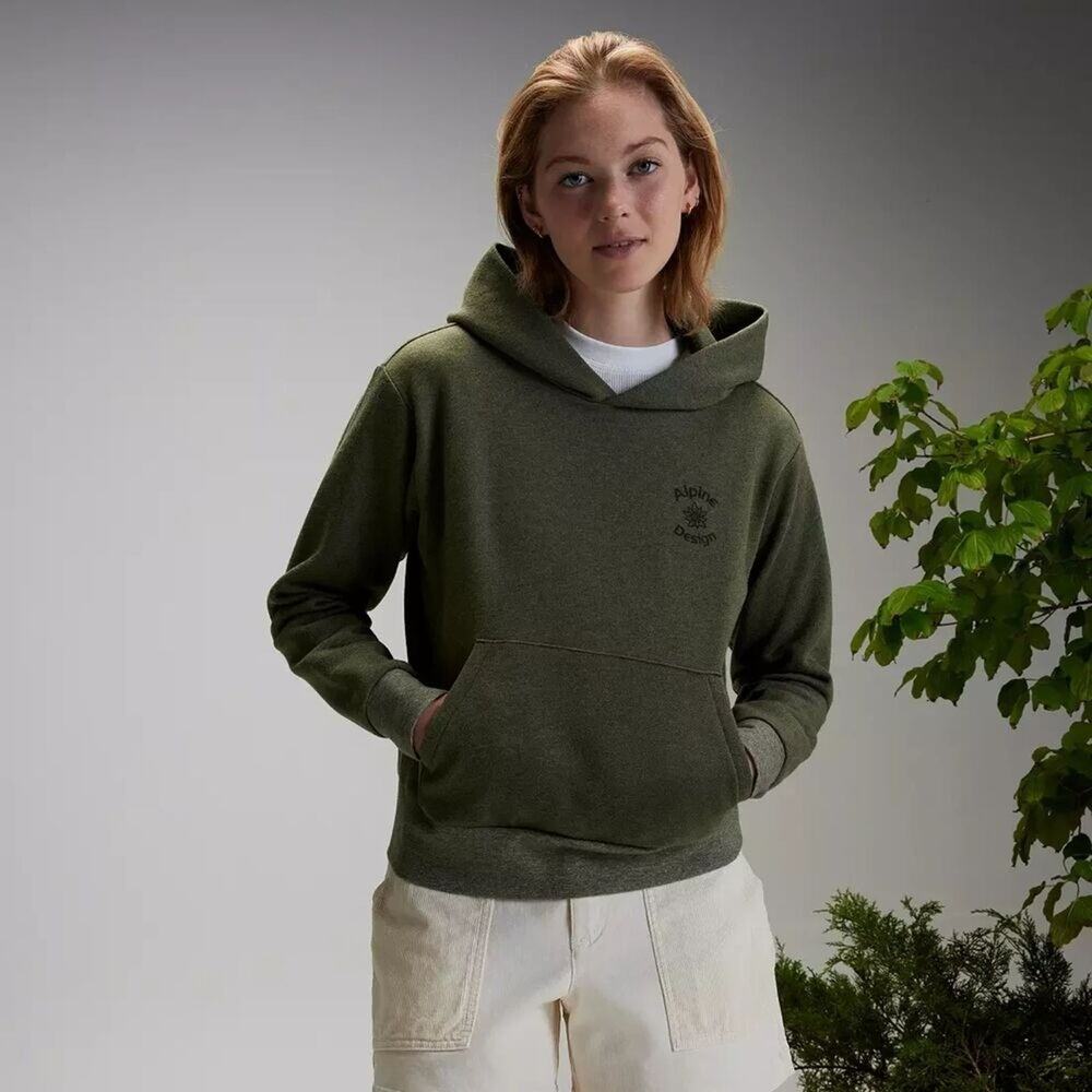 Alpine‎ Desialpign Women's Fleece Hoodie Olive Size XL NWT
